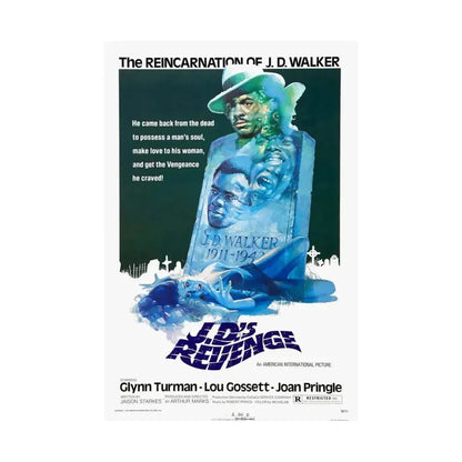 J.D.'S REVENGE 1976 - Paper Movie Poster - The Sticker Space