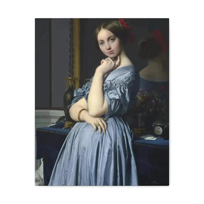 Jean-Auguste-Dominique Ingres (1780-1867) Comtesse d'Haussonville 1845 - Canvas Wall Art - The Sticker Space
