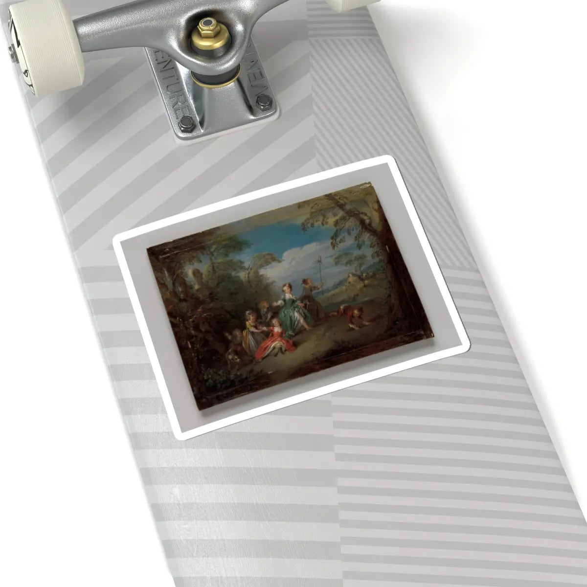 SKU:TSS-STICK-JNBPT-6X6-17 Sizes:6" × 6" Types:White
