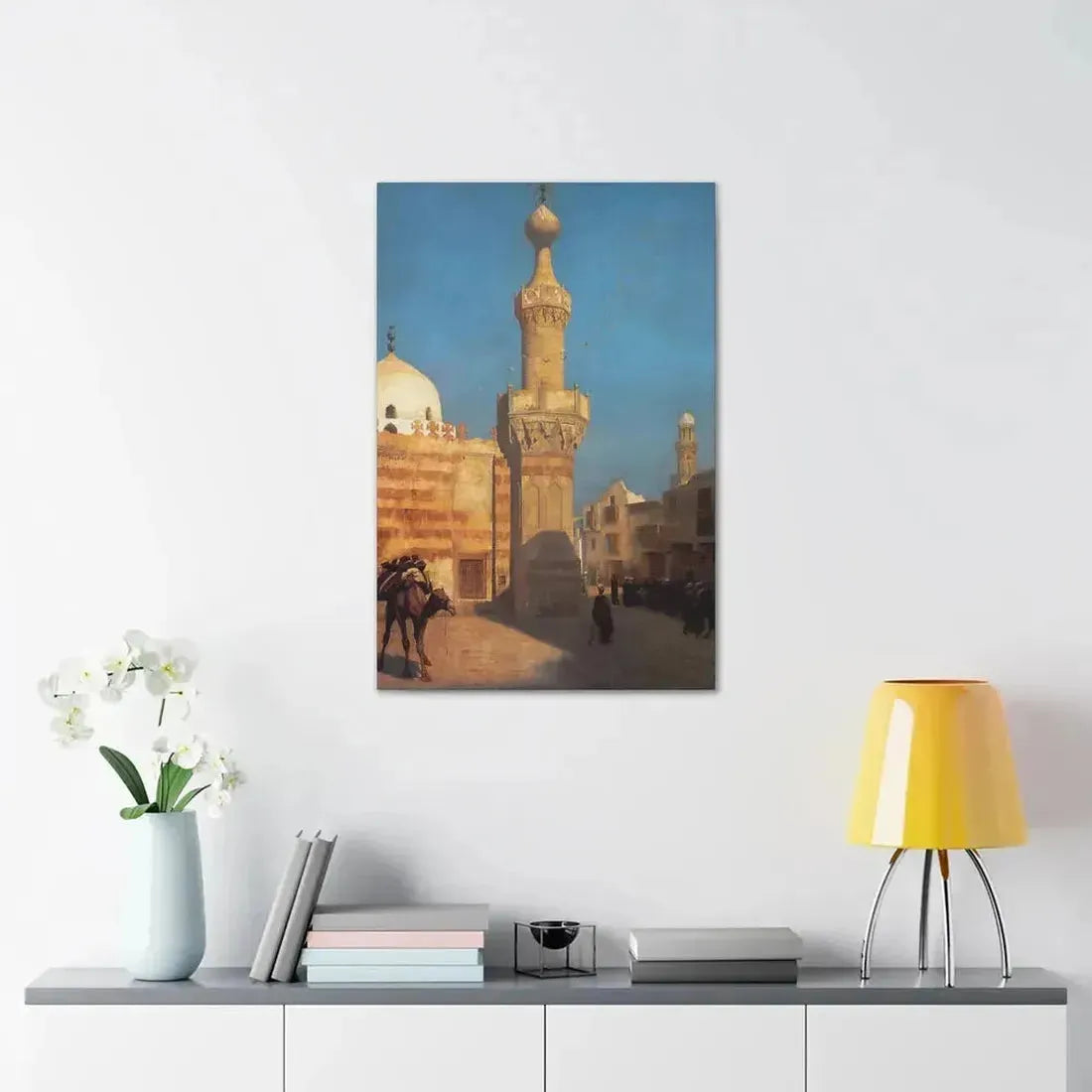 Jean-Leon Gerome (1824-1904) View of Cairo - Canvas Wall Art - The Sticker Space