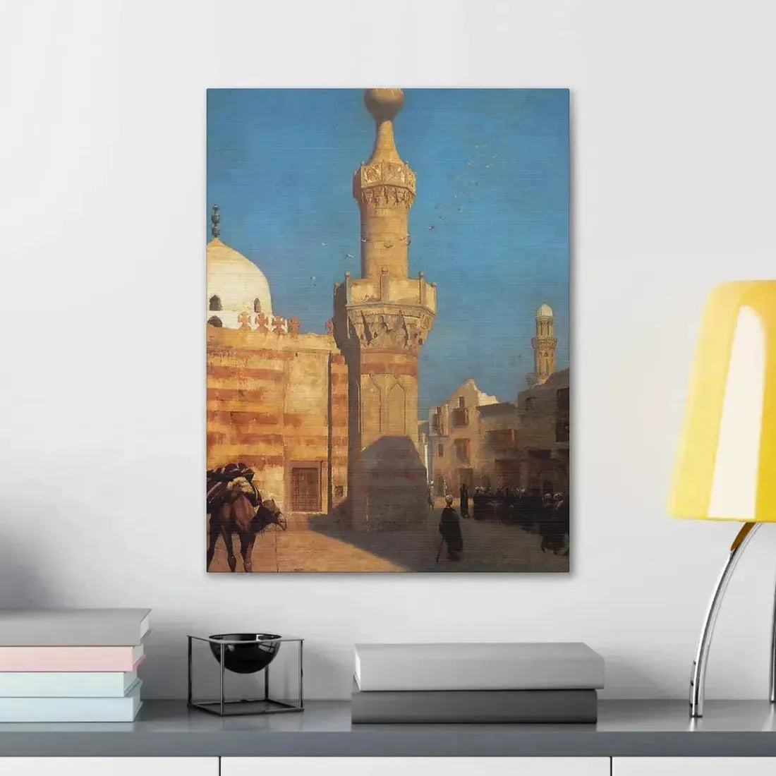 Jean-Leon Gerome (1824-1904) View of Cairo - Canvas Wall Art - The Sticker Space