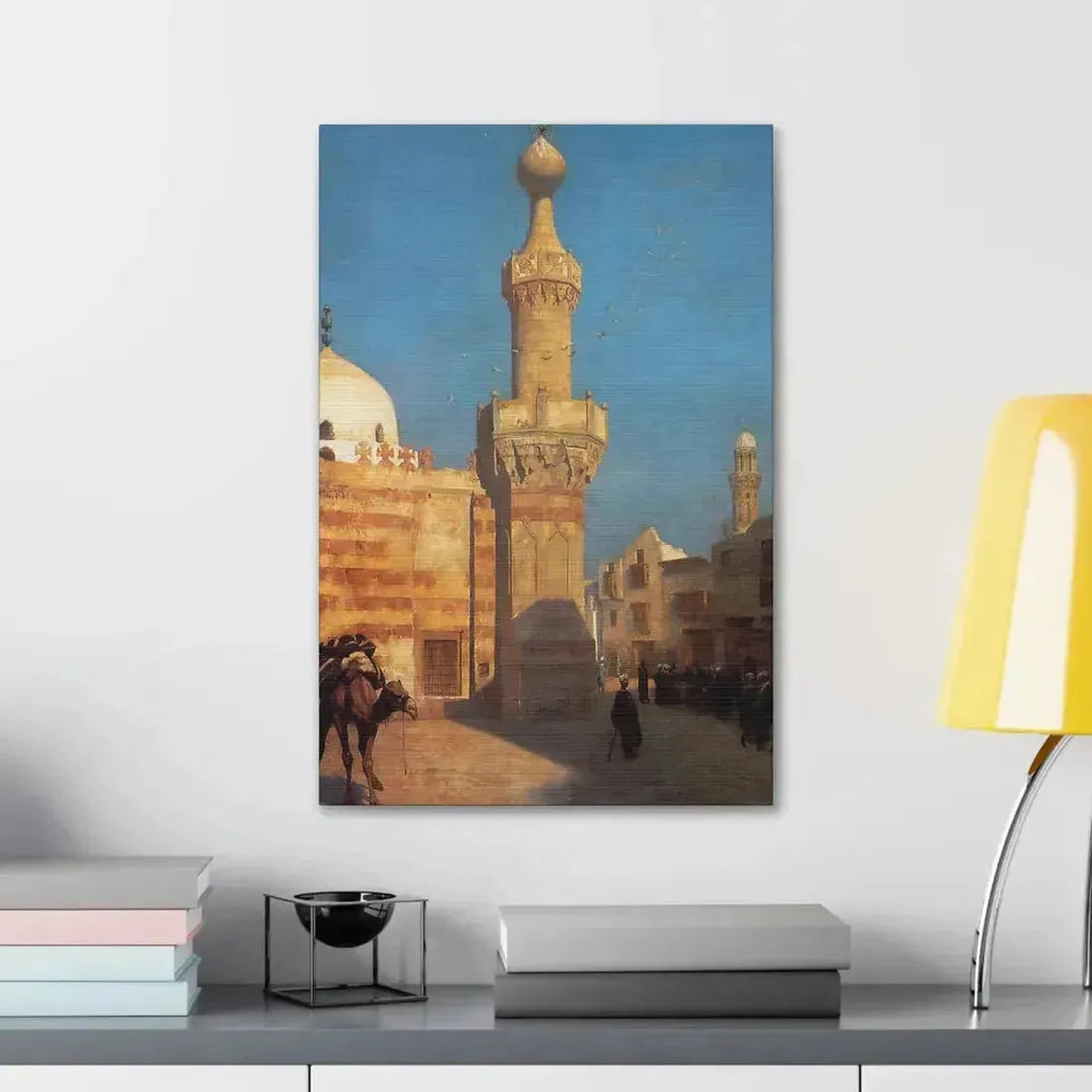 Jean-Leon Gerome (1824-1904) View of Cairo - Canvas Wall Art - The Sticker Space