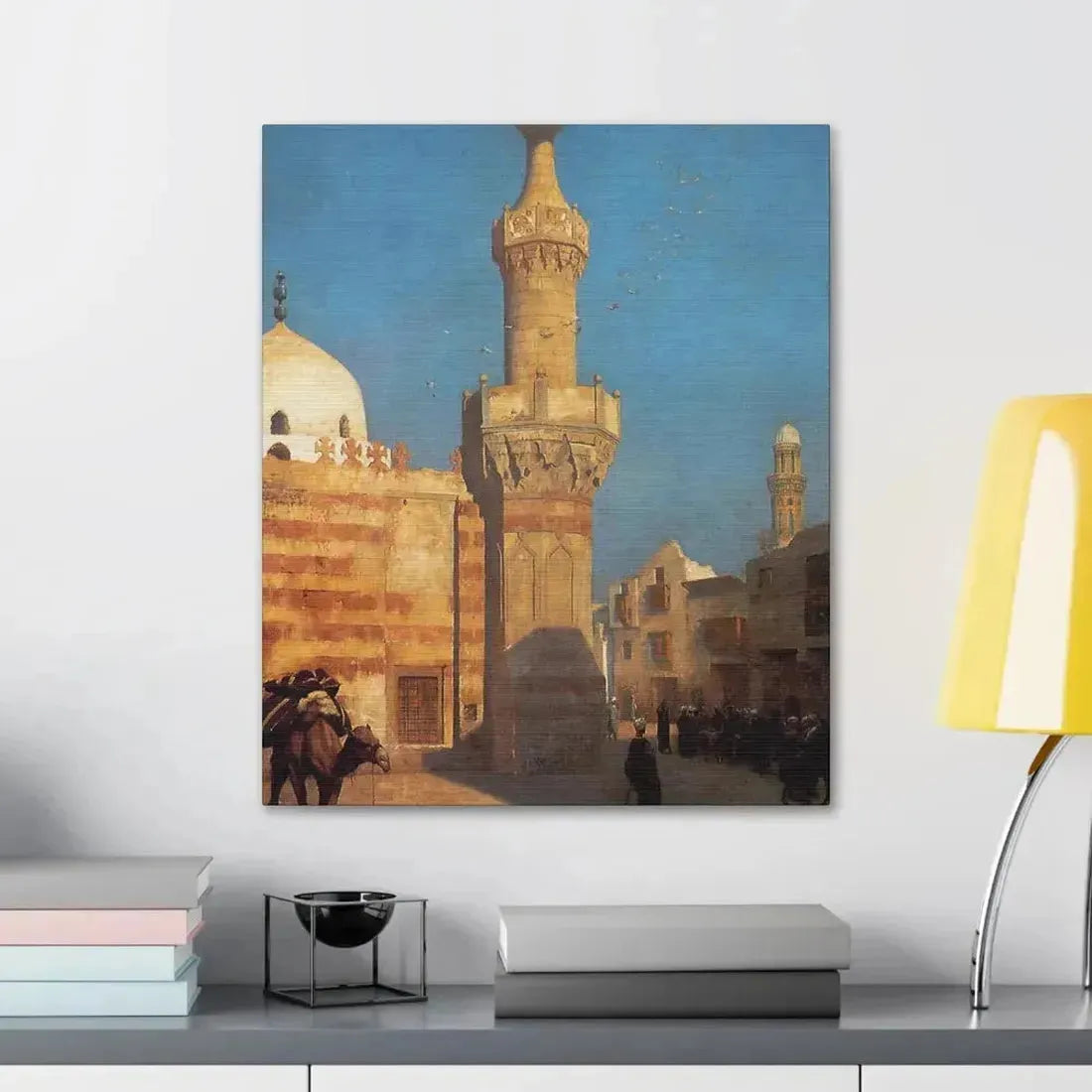 Jean-Leon Gerome (1824-1904) View of Cairo - Canvas Wall Art - The Sticker Space