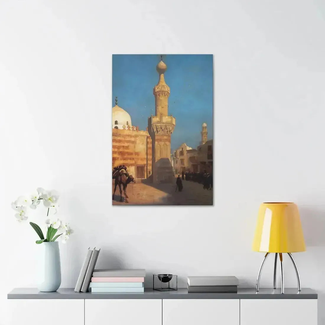 Jean-Leon Gerome (1824-1904) View of Cairo - Canvas Wall Art - The Sticker Space