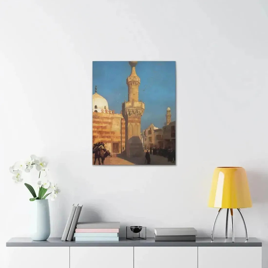 Jean-Leon Gerome (1824-1904) View of Cairo - Canvas Wall Art - The Sticker Space
