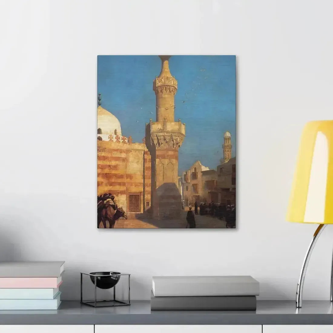 Jean-Leon Gerome (1824-1904) View of Cairo - Canvas Wall Art - The Sticker Space