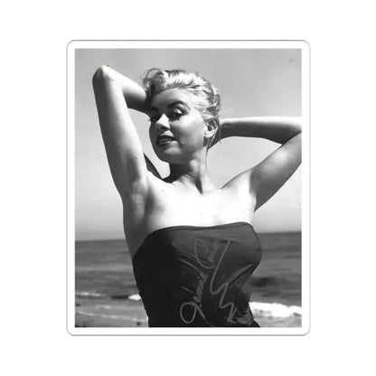 Jeanne Carmen #106 (Vintage Female Icon) STICKER Vinyl Kiss-Cut Decal 2 Inch White - The Sticker Space