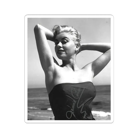 Jeanne Carmen #106 (Vintage Female Icon) STICKER Vinyl Kiss-Cut Decal 2 Inch White - The Sticker Space