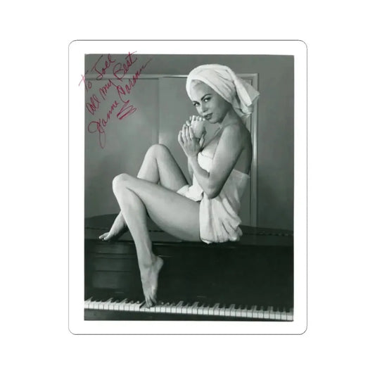 Jeanne Carmen #107 (Vintage Female Icon) STICKER Vinyl Kiss-Cut Decal 2 Inch White - The Sticker Space