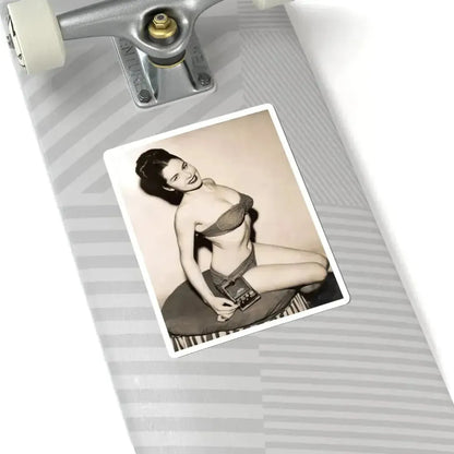 Jeanne Carmen #110 (Vintage Female Icon) STICKER Vinyl Kiss-Cut Decal - The Sticker Space