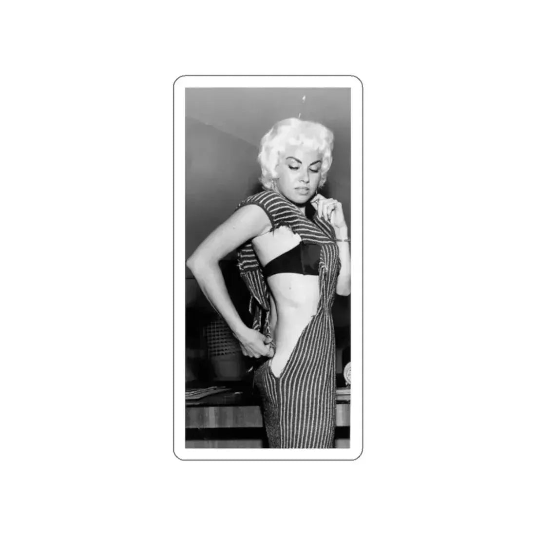 Jeanne Carmen #49 (Vintage Female Icon) STICKER Vinyl Die-Cut Decal White Die-Cut 2 Inch - The Sticker Space