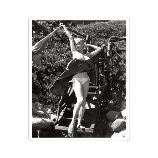 Jeanne Carmen #54 (Vintage Female Icon) STICKER Vinyl Kiss-Cut Decal 2 Inch White - The Sticker Space