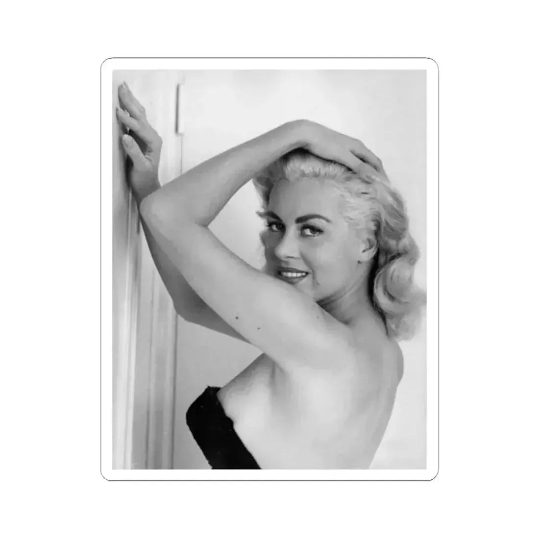 Jeanne Carmen #57 (Vintage Female Icon) STICKER Vinyl Kiss-Cut Decal 2 Inch White - The Sticker Space