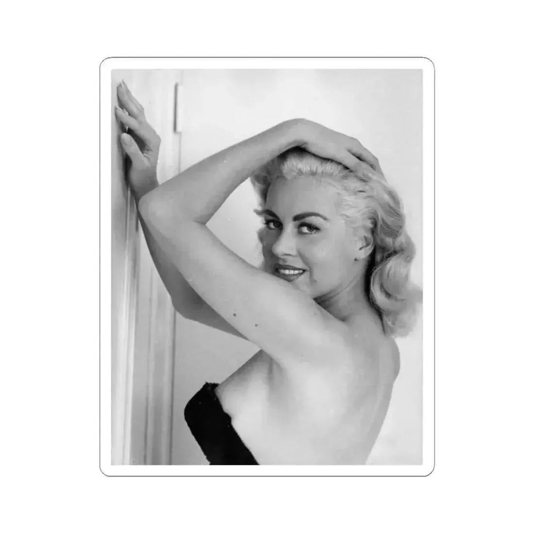 Jeanne Carmen #57 (Vintage Female Icon) STICKER Vinyl Kiss-Cut Decal 3 Inch White - The Sticker Space