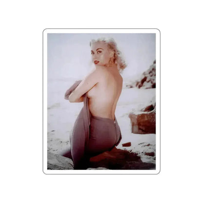 Jeanne Carmen #88 (Vintage Female Icon) STICKER Vinyl Die-Cut Decal White Die-Cut 5 Inch - The Sticker Space