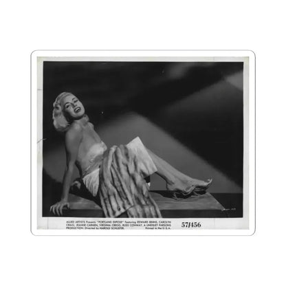 Jeanne Carmen #91 (Vintage Female Icon) STICKER Vinyl Kiss-Cut Decal 2 Inch White - The Sticker Space