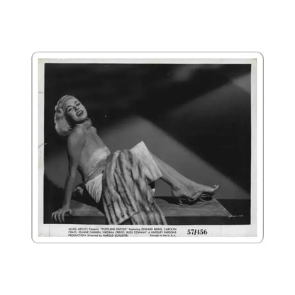 Jeanne Carmen #91 (Vintage Female Icon) STICKER Vinyl Kiss-Cut Decal 4 Inch White - The Sticker Space