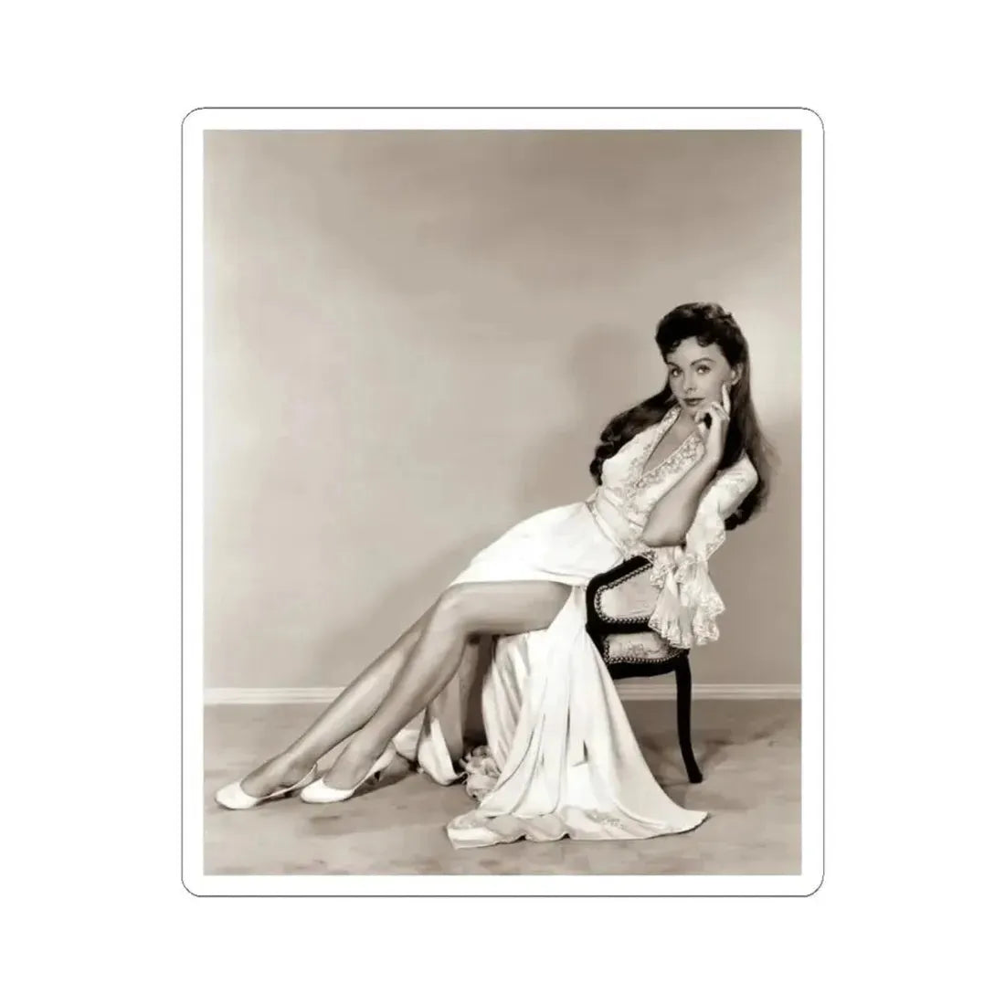 Jeanne Crain #146 (Vintage Female Icon) STICKER Vinyl Kiss-Cut Decal 6 Inch White - The Sticker Space