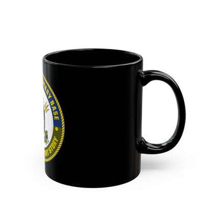 JEB Little Creek Fort Story (U.S. Navy) Black Coffee Mug-The Sticker Space