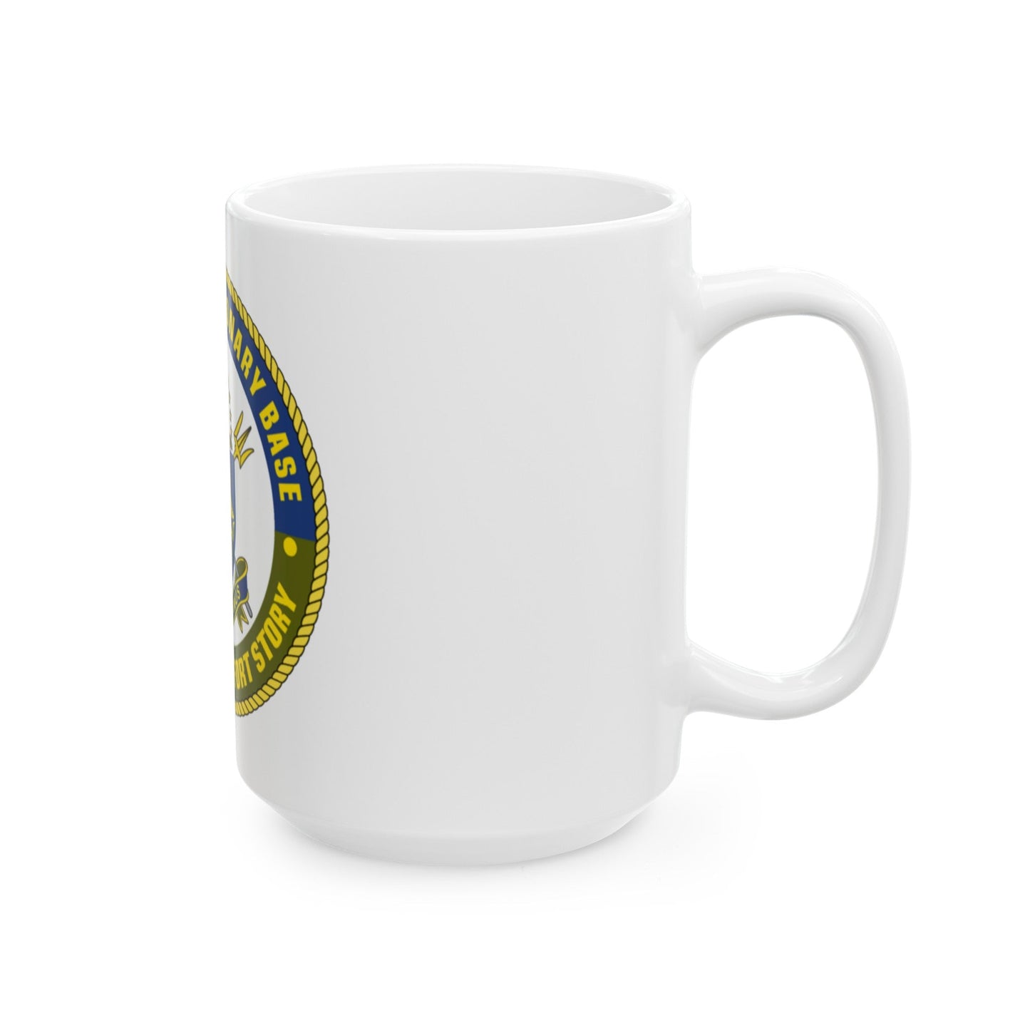 JEB Little Creek Fort Story (U.S. Navy) White Coffee Mug-The Sticker Space