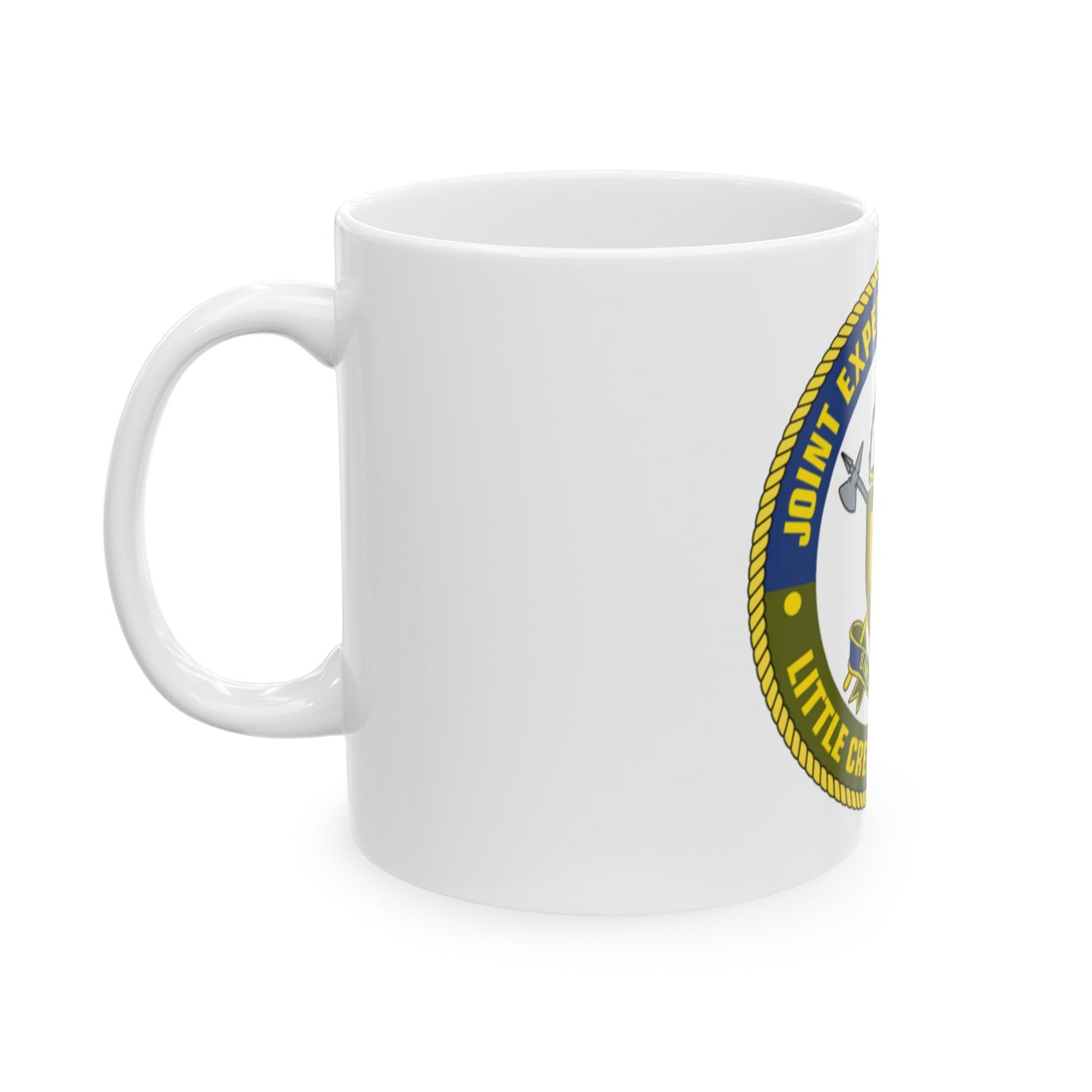 JEB Little Creek Fort Story (U.S. Navy) White Coffee Mug-The Sticker Space