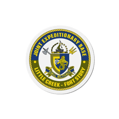 JEB Little Creek Fort Story (U.S. Navy) Refrigerator Magnet 5 Inch - The Sticker Space