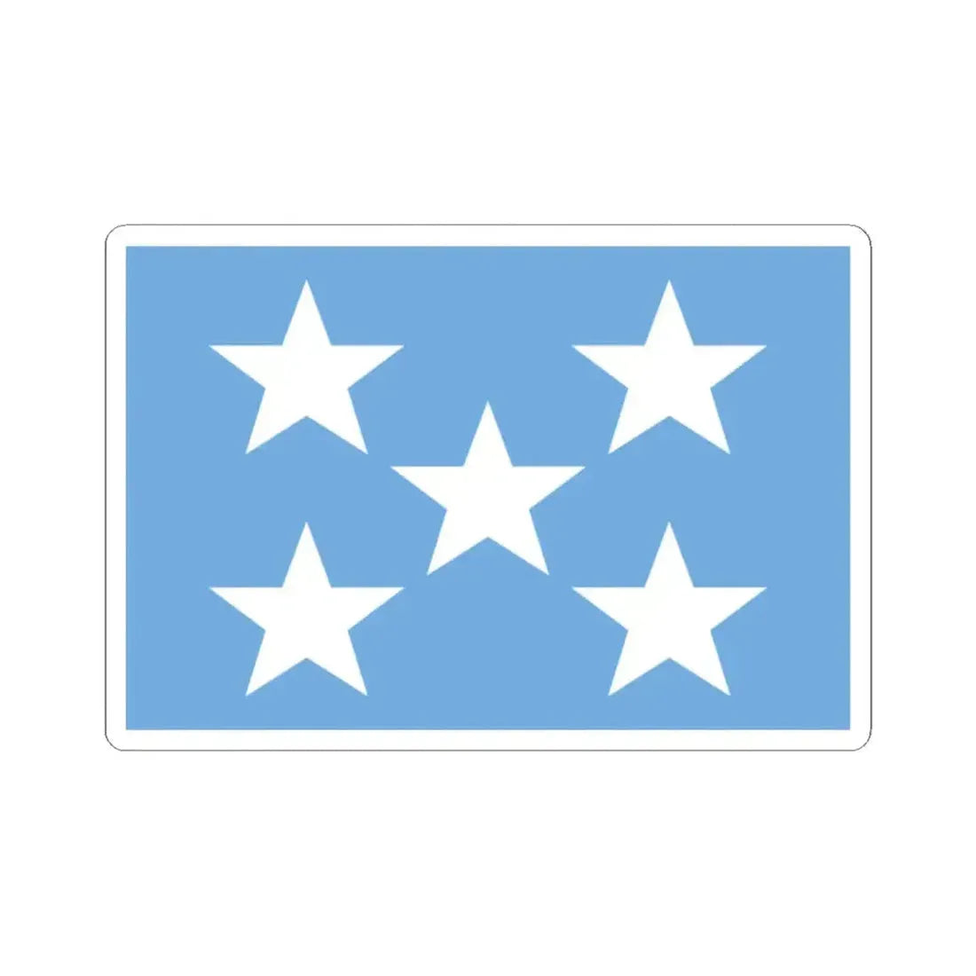 Jefe de operaciones navales armada Argentina bandera (Argentina) STICKER Vinyl Kiss-Cut Decal 2 Inch White - The Sticker Space