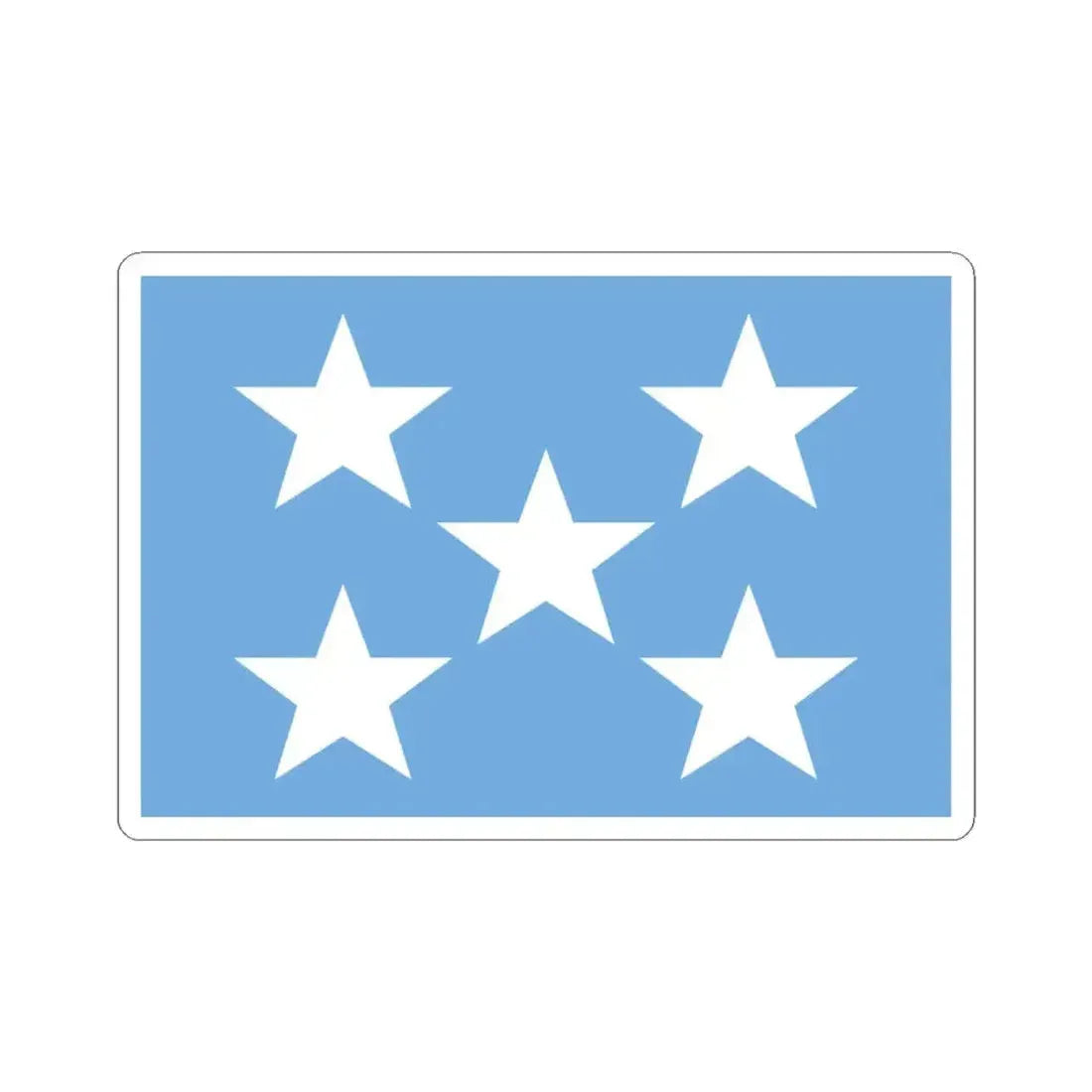 Jefe de operaciones navales armada Argentina bandera (Argentina) STICKER Vinyl Kiss-Cut Decal 3 Inch White - The Sticker Space