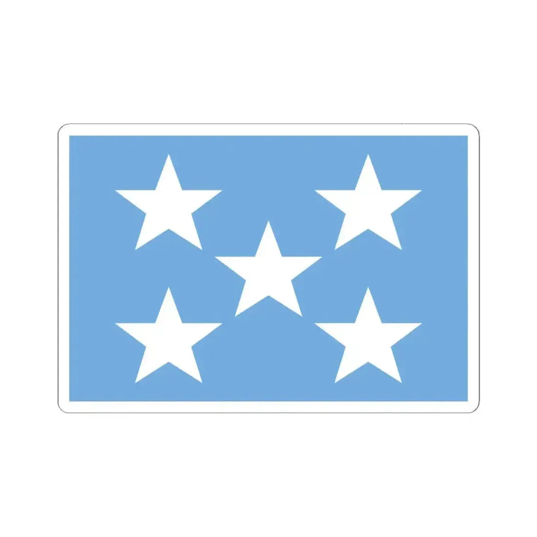 Jefe de operaciones navales armada Argentina bandera (Argentina) STICKER Vinyl Kiss-Cut Decal 6 Inch White - The Sticker Space