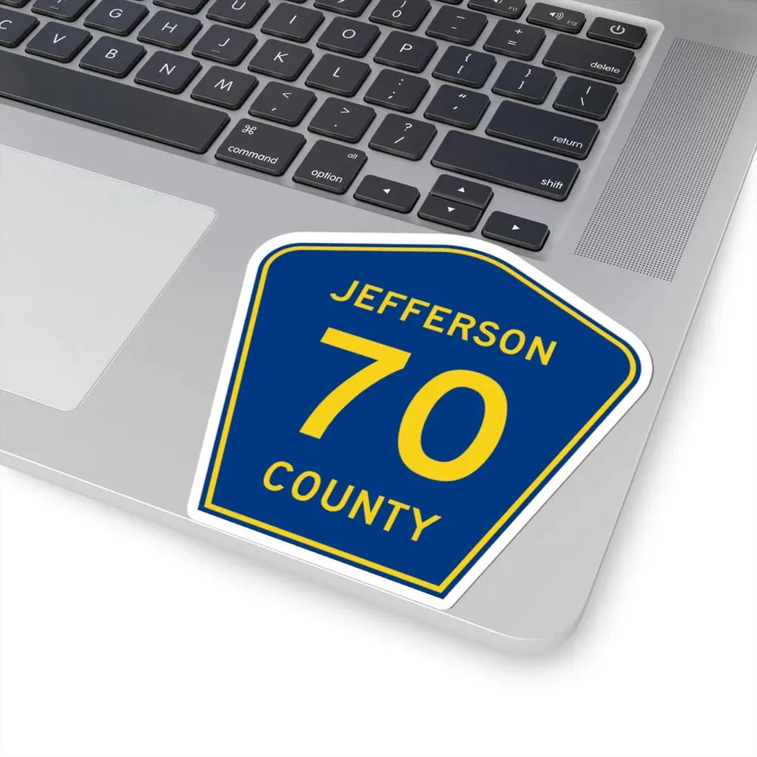 Jefferson County 70 (Colorado) (Road Sign) STICKER Vinyl Kiss-Cut Decal - The Sticker Space