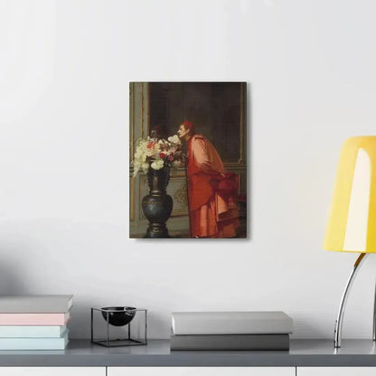 Jehan Georges Vibert (1840-1902) A Difficult Choice - Canvas Wall Art - The Sticker Space