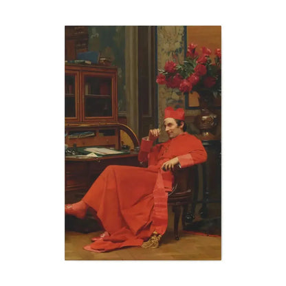 Jehan Georges Vibert (1840-1902) Eureka - Canvas Wall Art 24″ x 36″ 1.25" - The Sticker Space