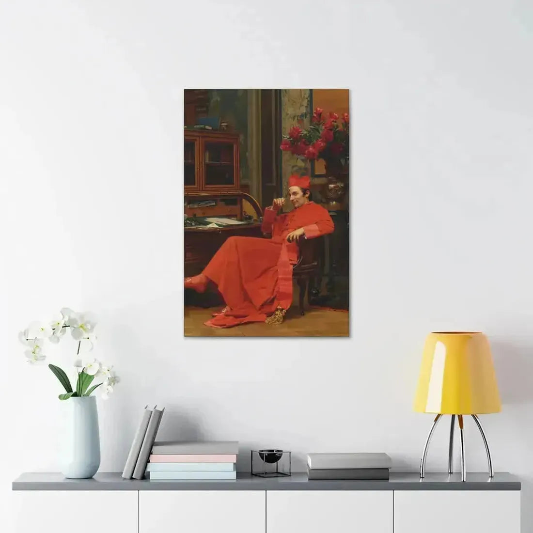 Jehan Georges Vibert (1840-1902) Eureka - Canvas Wall Art - The Sticker Space