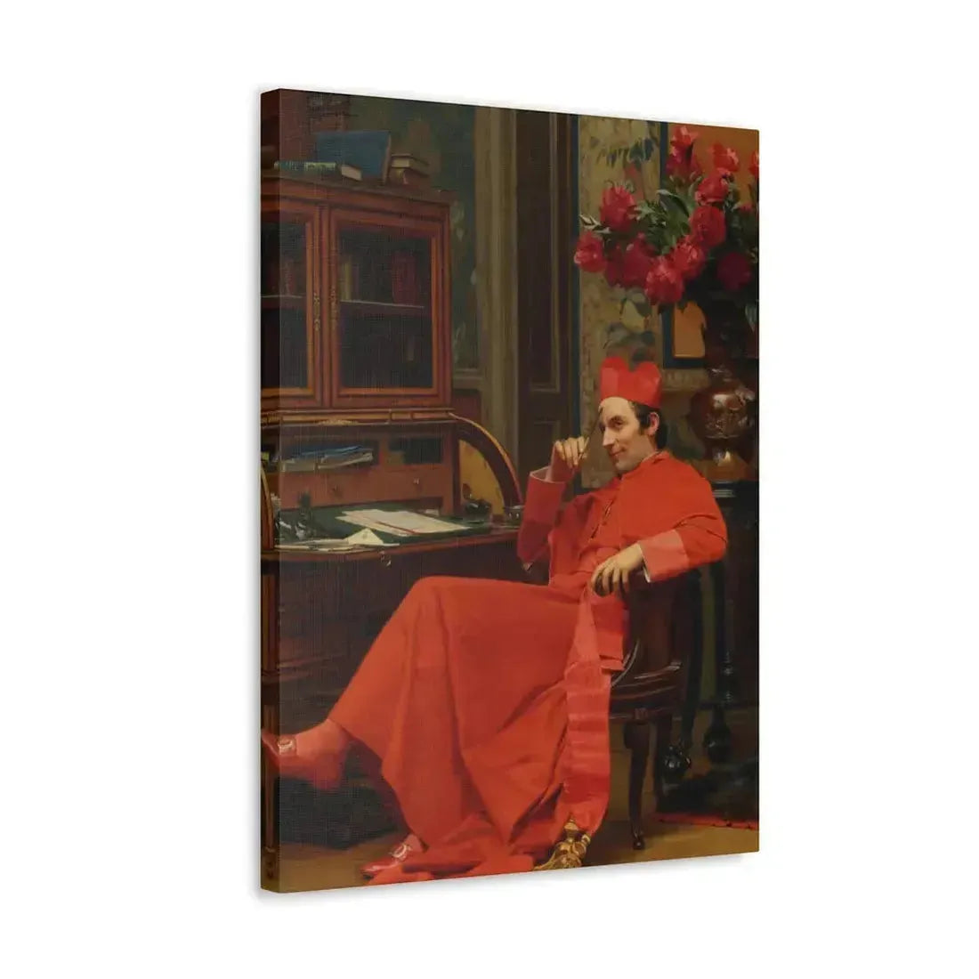 Jehan Georges Vibert (1840-1902) Eureka - Canvas Wall Art - The Sticker Space