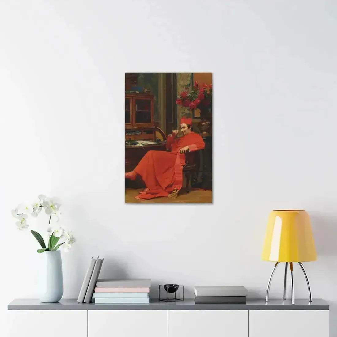 Jehan Georges Vibert (1840-1902) Eureka - Canvas Wall Art - The Sticker Space