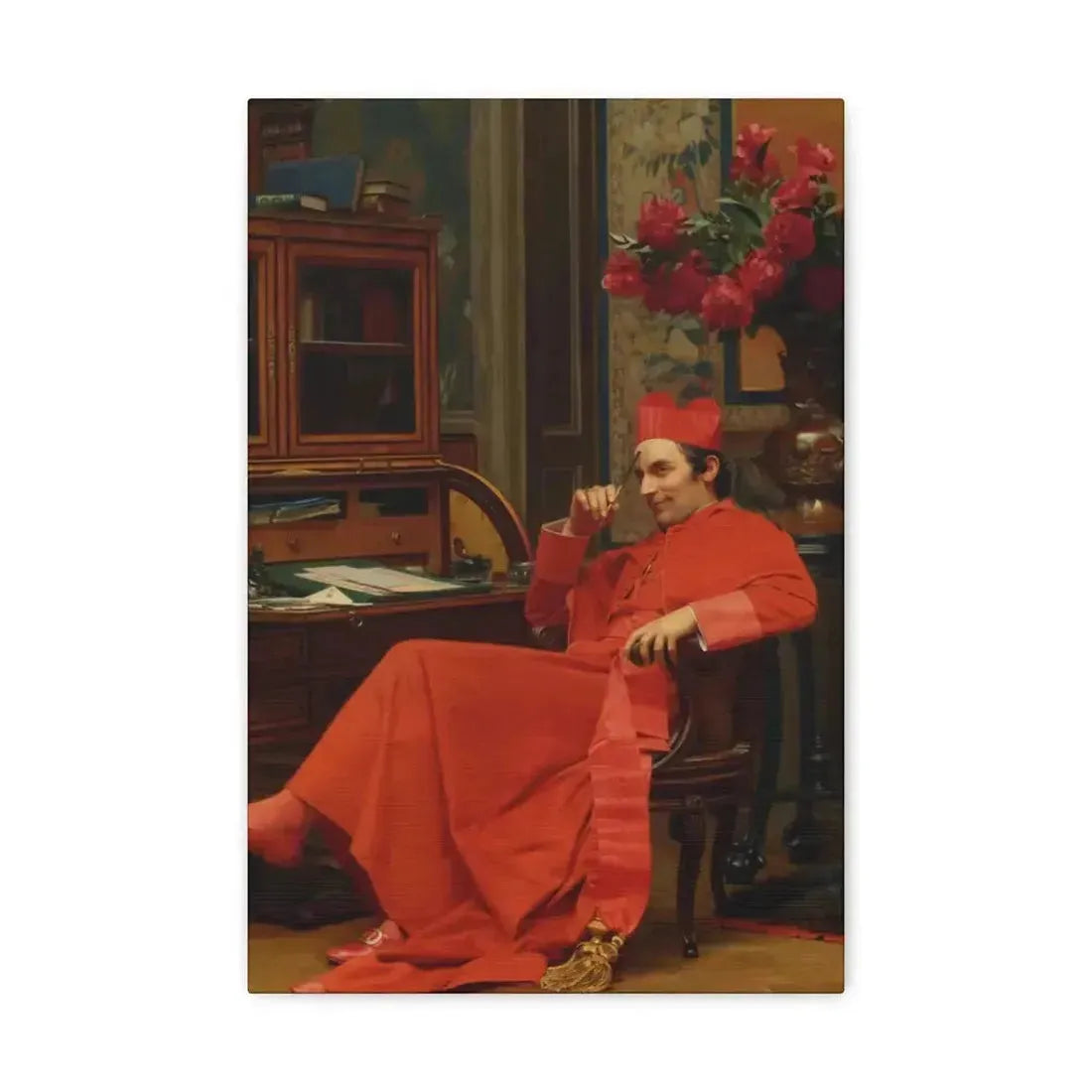 Jehan Georges Vibert (1840-1902) Eureka - Canvas Wall Art - The Sticker Space