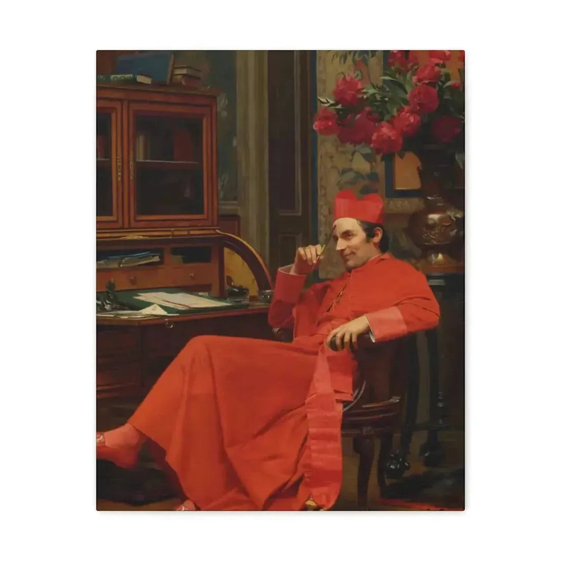 Jehan Georges Vibert (1840-1902) Eureka - Canvas Wall Art - The Sticker Space