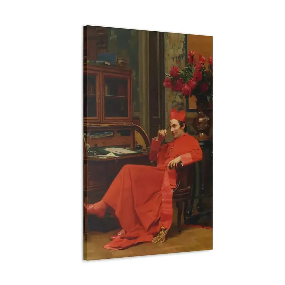 Jehan Georges Vibert (1840-1902) Eureka - Canvas Wall Art - The Sticker Space