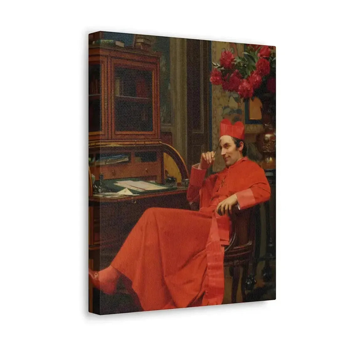 Jehan Georges Vibert (1840-1902) Eureka - Canvas Wall Art - The Sticker Space