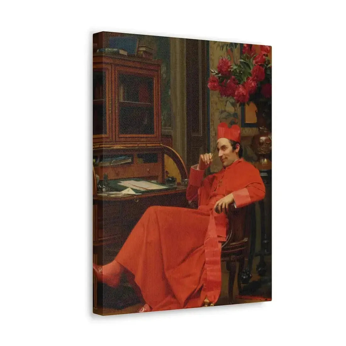 Jehan Georges Vibert (1840-1902) Eureka - Canvas Wall Art - The Sticker Space