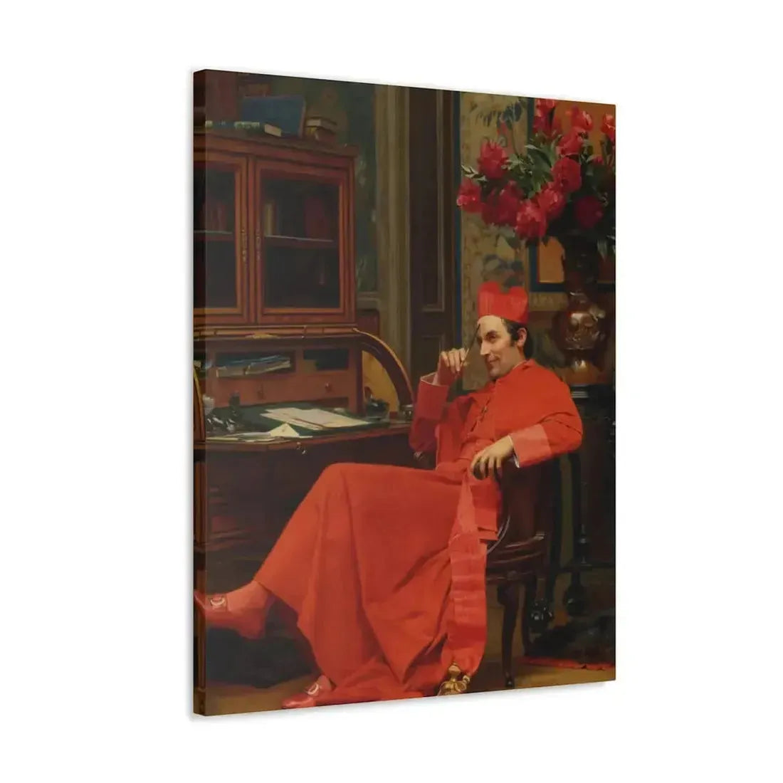 Jehan Georges Vibert (1840-1902) Eureka - Canvas Wall Art - The Sticker Space