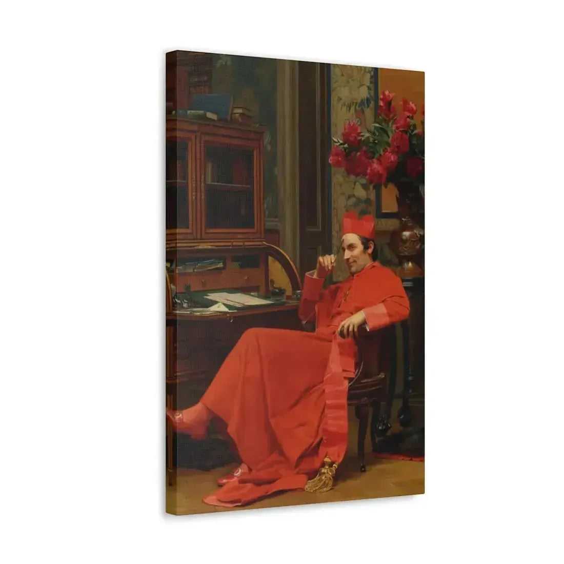Jehan Georges Vibert (1840-1902) Eureka - Canvas Wall Art - The Sticker Space