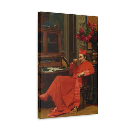 Jehan Georges Vibert (1840-1902) Eureka - Canvas Wall Art - The Sticker Space
