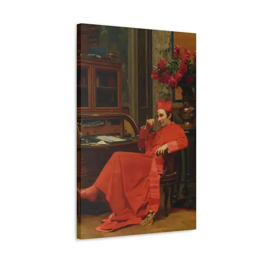 Jehan Georges Vibert (1840-1902) Eureka - Canvas Wall Art - The Sticker Space