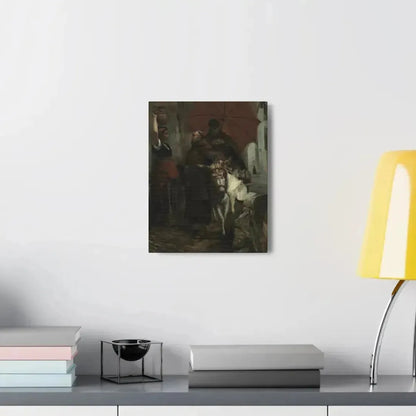 Jehan Georges Vibert (1840-1902) The Distraction - 1888 - Canvas Wall Art - The Sticker Space