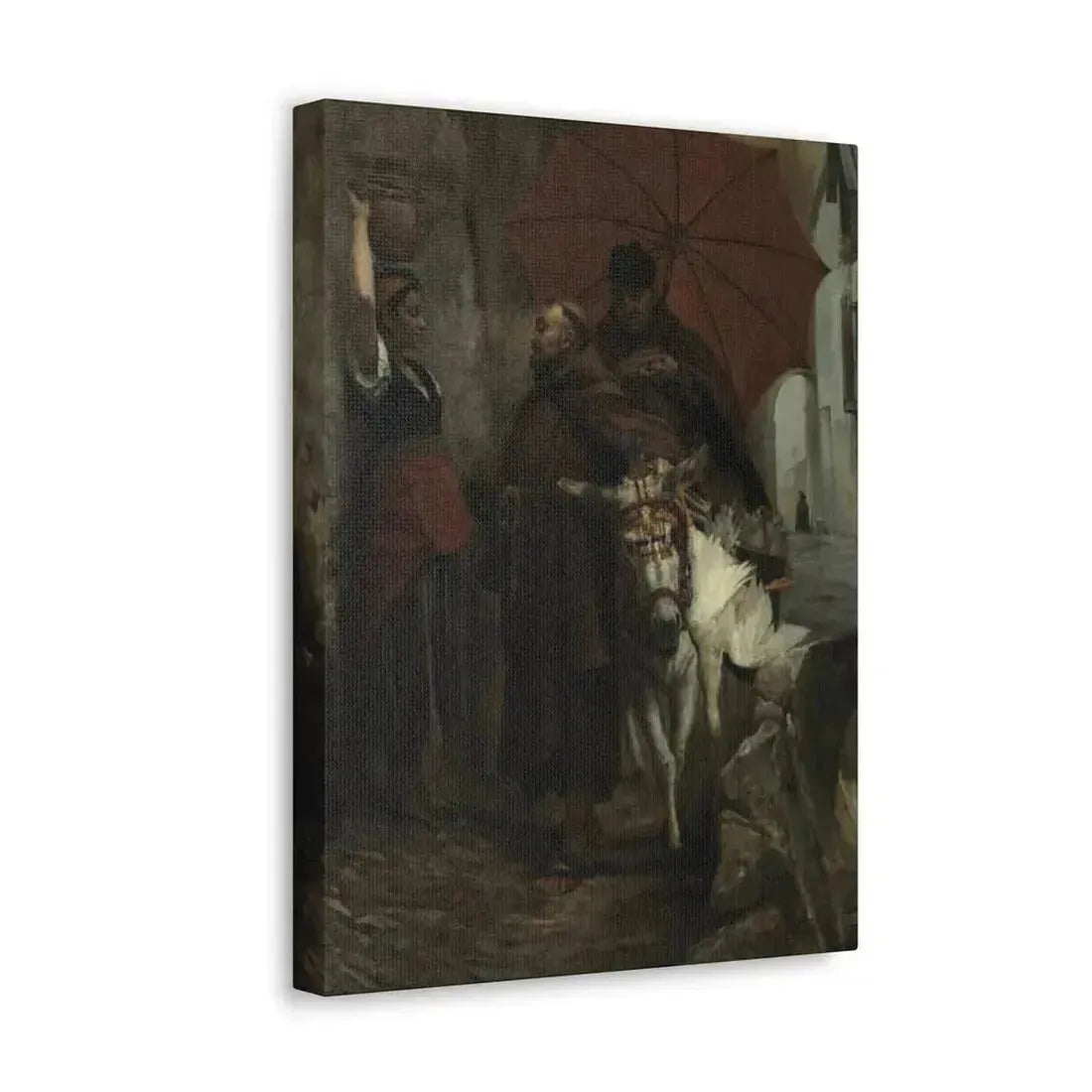 Jehan Georges Vibert (1840-1902) The Distraction - 1888 - Canvas Wall Art - The Sticker Space