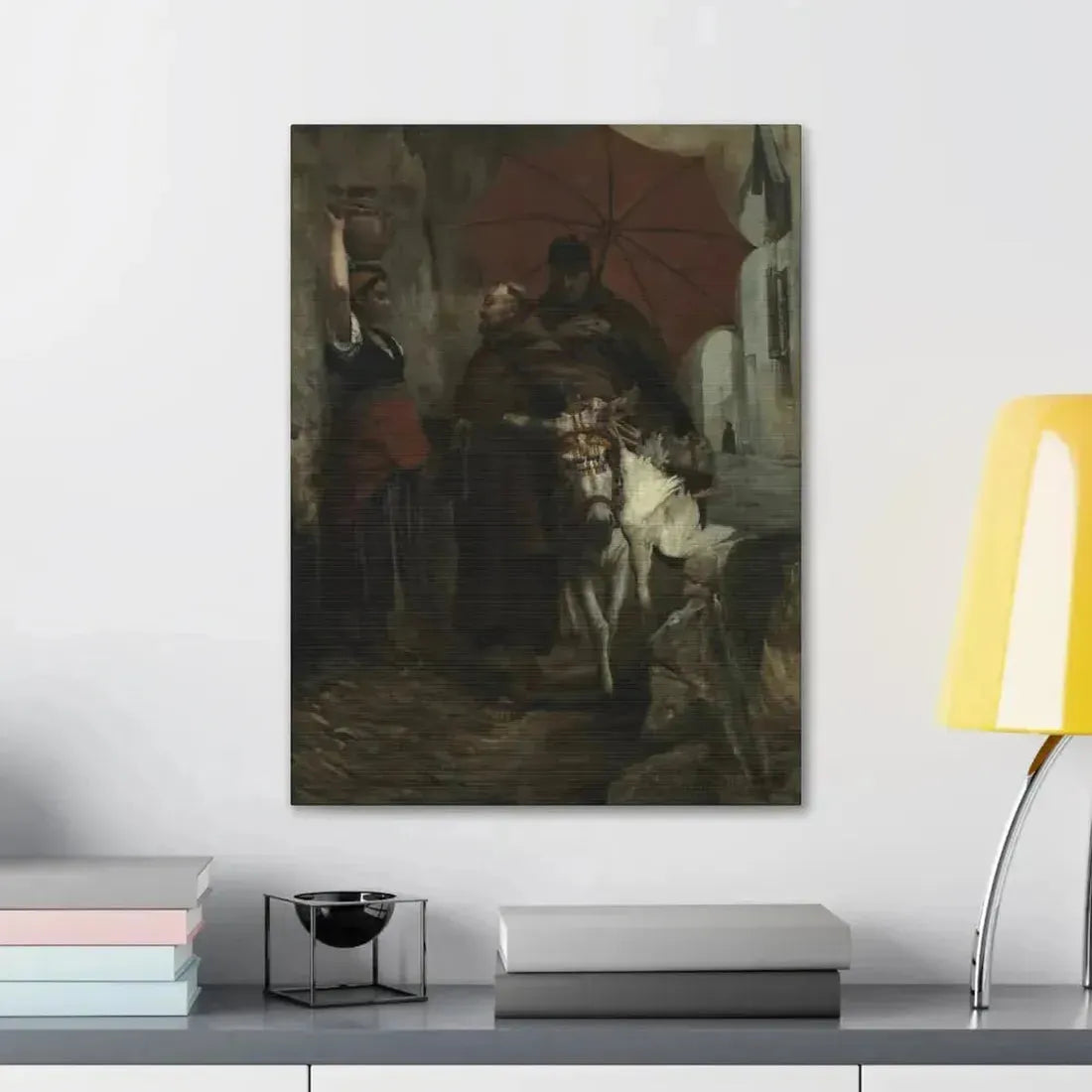 Jehan Georges Vibert (1840-1902) The Distraction - 1888 - Canvas Wall Art - The Sticker Space