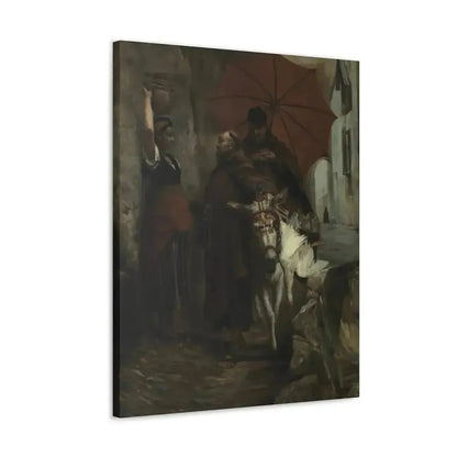 Jehan Georges Vibert (1840-1902) The Distraction - 1888 - Canvas Wall Art - The Sticker Space