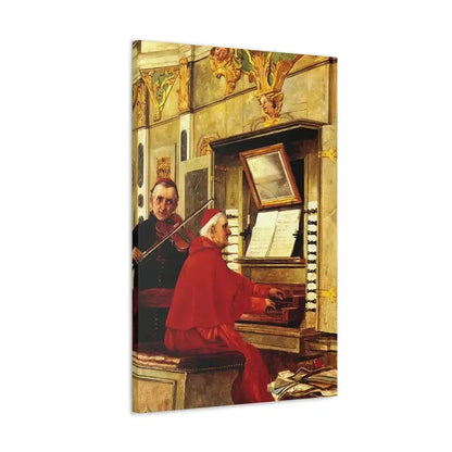 Jehan Georges Vibert (1840-1902) The Duet - 1897 - Canvas Wall Art - The Sticker Space