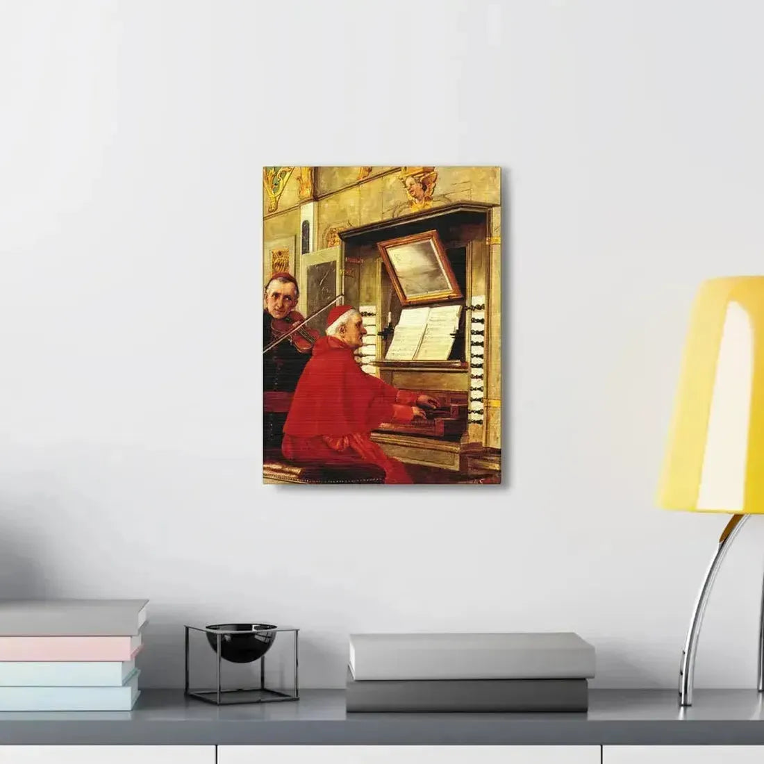 Jehan Georges Vibert (1840-1902) The Duet - 1897 - Canvas Wall Art - The Sticker Space